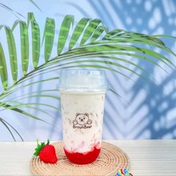 นมหมีสตอเบอรี่
