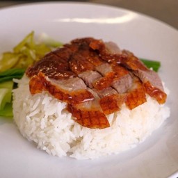 ข้าวหน้าเป็ดย่าง (ไม่ย้อมสี)
