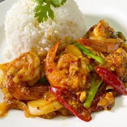 ผัดพริกเผากุ้ง