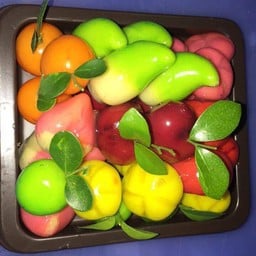 ข้าวกระเพรา วุ้นหลอด ผกาแก้ว