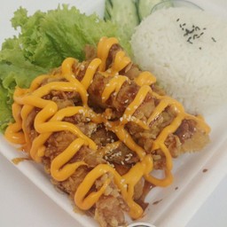 ข้างไก่ไร้กระดูกราดชีสดิป