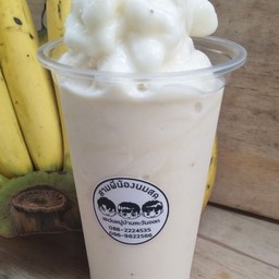 กล้วยปั่นนมสด