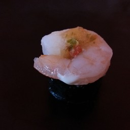 กุ้งแก้วราดซีฟูด