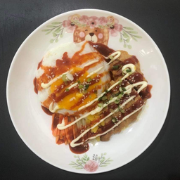 ข้าวยำเบนโตะ ไก่ทอด