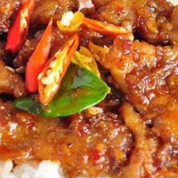 ผัดพริกแกง(กับข้าว)