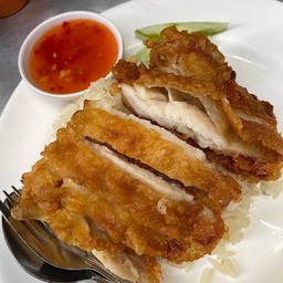 ข้าวมันไก่ทอด ธรรมดา