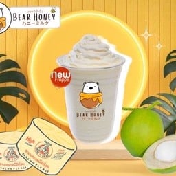 นมหมีปั่นมะพร้าวนม