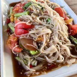 ตำเส้นขนมจีน(ปลาร้า)