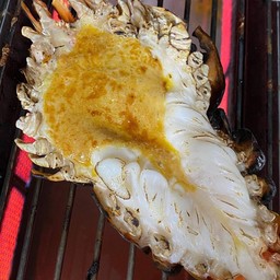 กุ้งแม่น้ำเผาขนาด 4 ขีด