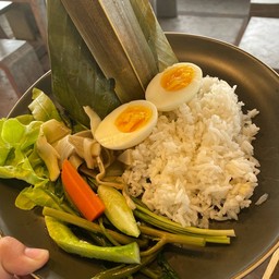 ข้าวห่อหมก ไ่ข่ต้ม