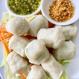 ลวกจิ้มลูกชิ้นปลา+ซีฟู้ด