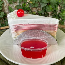 เครปเค้กสายรุ้ง (crepe cake)