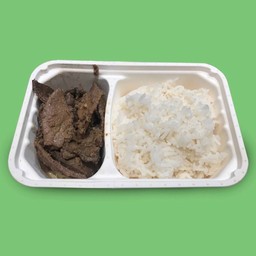 ข้าว+ตับกระเทียม