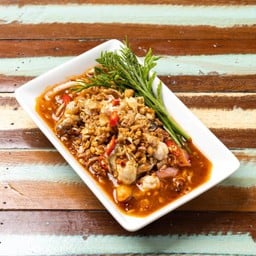 ยำ หอยนางรมทรงเครื่อง