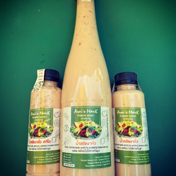 น้ำสลัดครีวข้าวคั่ว ขวดใหญ่ 750ml