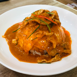 Lava Panang Curry With Rice
