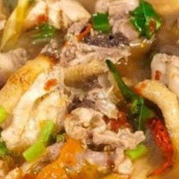 ต้มแซ่บไก่ชิ้น