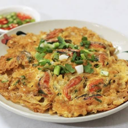 ข้าวไข่เจียวหอยแมลงภู่