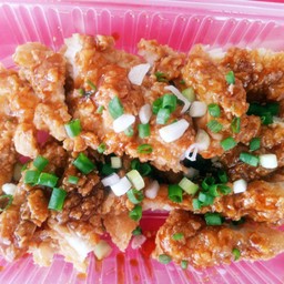 ไก่ทอดราดซอสพริกเกาหลี