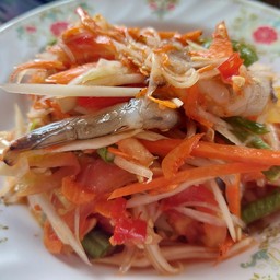 ตำไทกุ้งสด