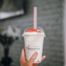 นมสดทับทิม ปั่น