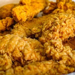 ข้าวหน้าไก่กรอบ