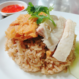 ข้าวมันไก่ผสม ต้ม-ทอด (ข้าวกล่อง)