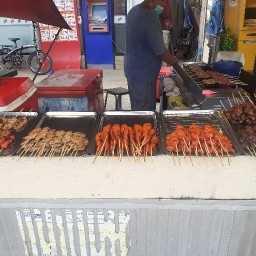หมูปิ้งยายเมียดสาขา1 ตลาดวัดพระยาติ