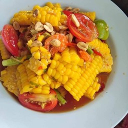 ตำข้าวโพดกุ้งสุก