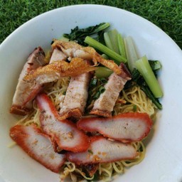 บะหมี่ หมูแดง-หมูกรอบ