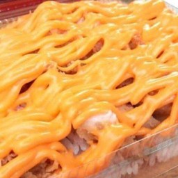 ข้าวหน้าไก่กรอบชีสดิป