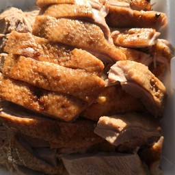 เป็ดสับ (กับข้าว)