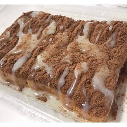 ขนมปังปิ้ง-โอวัลตินราดนม