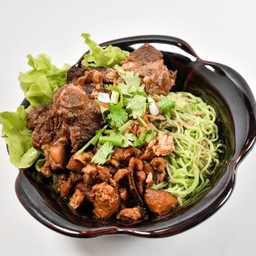 บะหมี่แห้งบะเต็งและซี่โครง