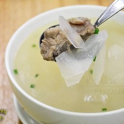 แกงฟักซี่โครงหมู 冬瓜排骨汤