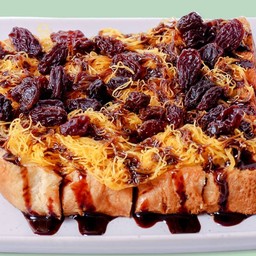 ปังปิ้งฝอยทอง ช็อคโกแลต ลูกเกด