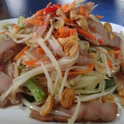 ตำคอหมูย่าง