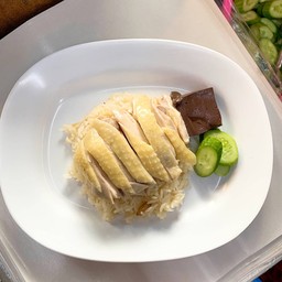 ข้าวมันไก่เนื้อน่อง (ติดหนัง)