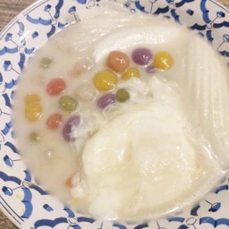 บัวลอยมะพร้าวอ่อนไข่หวาน🍳🥥