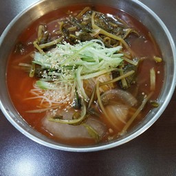 열무김치 국수