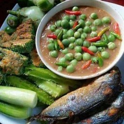 น้ำพริกชะอมปลาทู