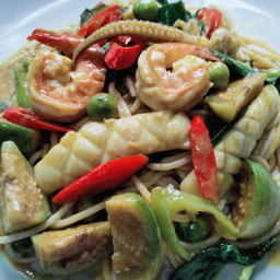 สปาเก็ตตี้เขียวหวานทะเล