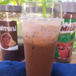 กาแฟนมสดบ้านเตย