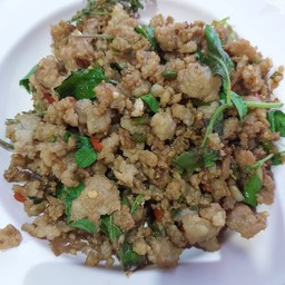 ผัดกะเพราหมูสับ