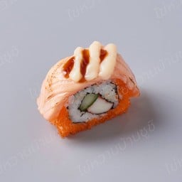 แซลม่อนโรลเบิร์นราดซอสมิโซะ