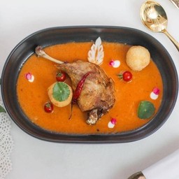 Duck Leg Confit with Rendang Curry
