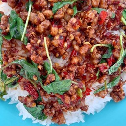 กะเพราหมูสับ(พิเศษ)