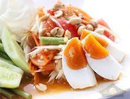ตำข้าวโพดไข่เค็ม