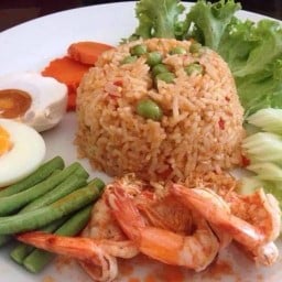 ข้าวผัดปู ตลาดเมืองทอง1