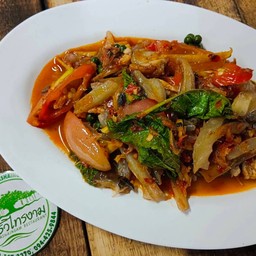 ตะพาบผัดเผ็ด